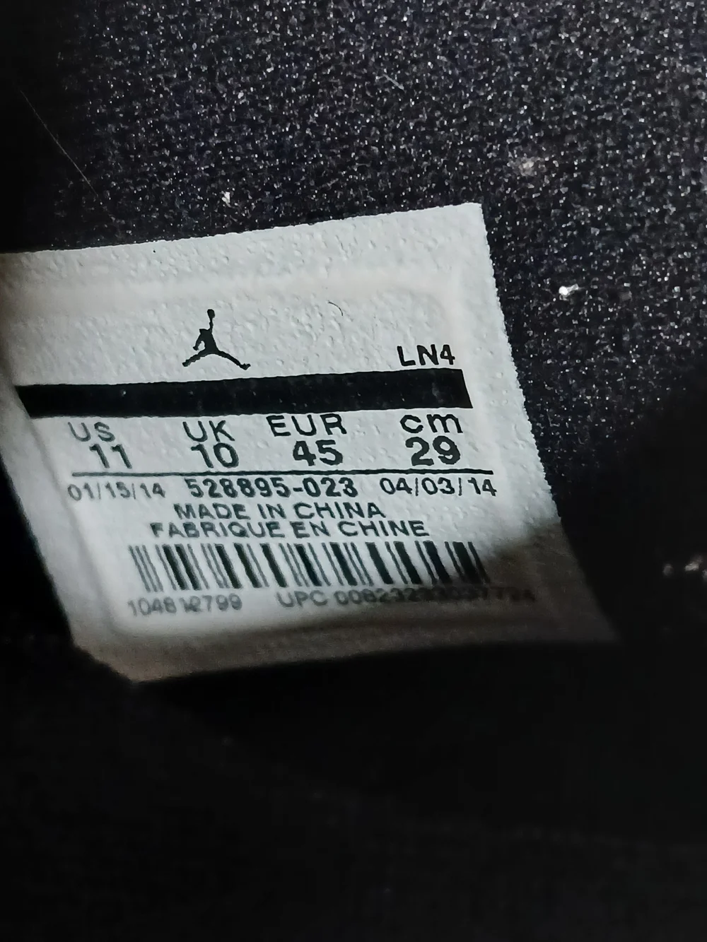 Jordan Men's Black Patent Leather Low-Top Sneakers